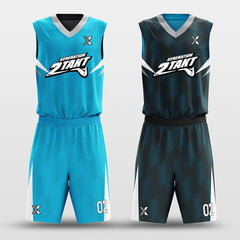 Cikers Sports Particles - Customized Reversible Sublimated Basketball Uniforms