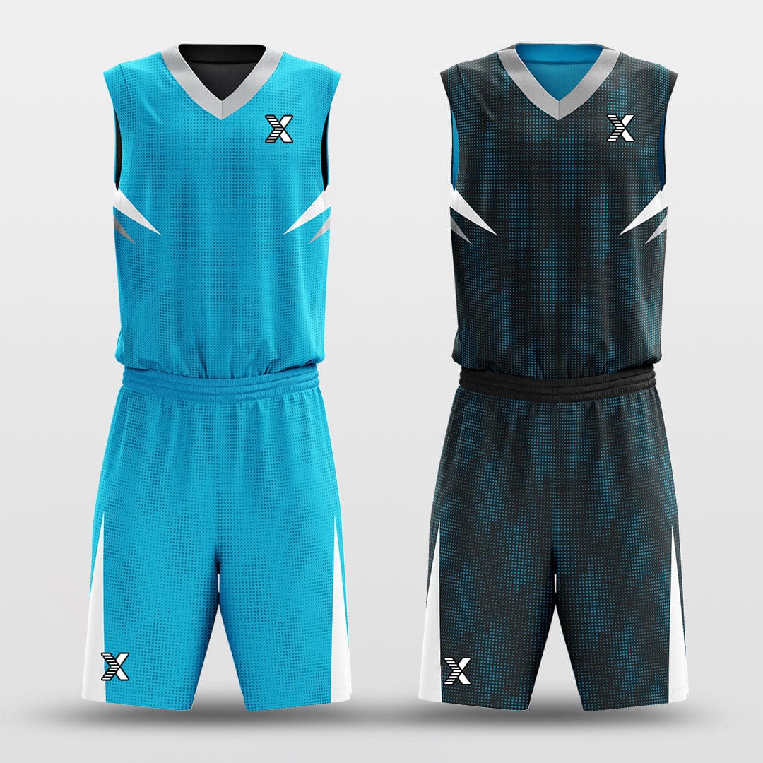 Cikers Sports Particles - Customized Reversible Sublimated Basketball Uniforms
