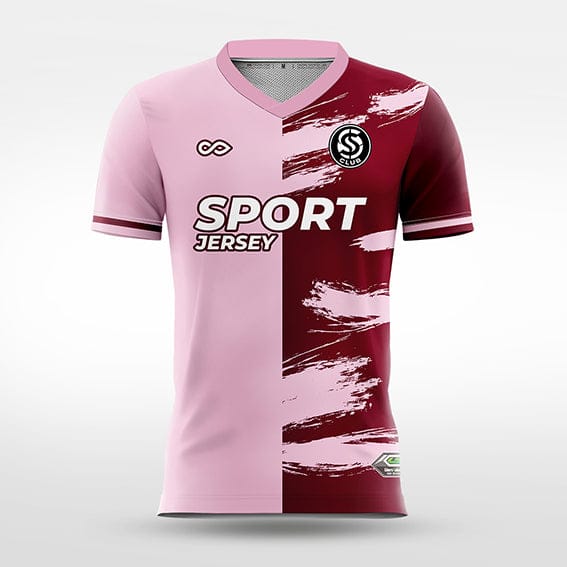 Cikers Sports pink red / S Wave Cutter - Custom Soccer Jersey for Men Sublimation - WS201GCZL3