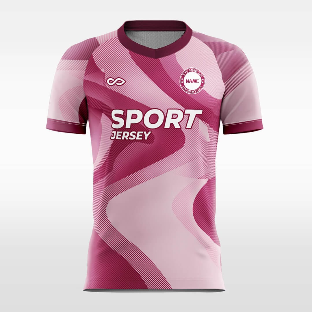 Cikers Sports Pink / S Country Lane - Custom Soccer Jersey for Men Sublimation FT060222S