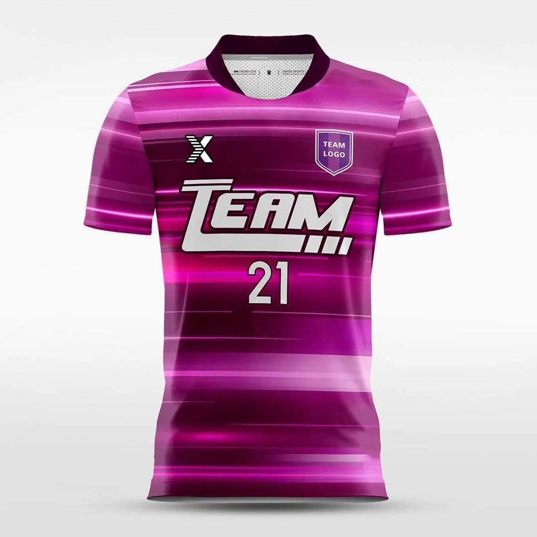 Cikers Sports Pink / S Neon - Customized Men's Sublimated Soccer Jersey