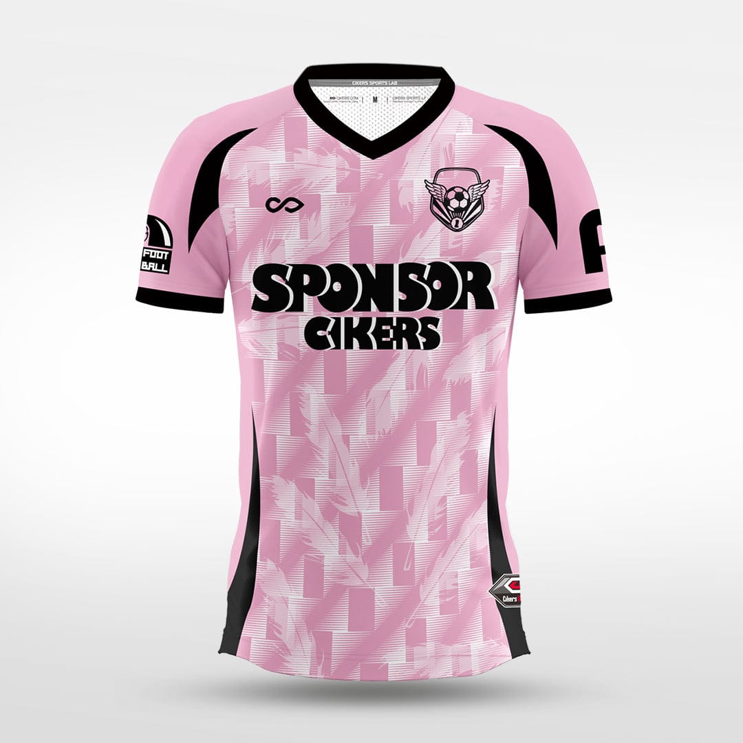 Cikers Sports pink / S Phantom Feather - Custom Soccer Jersey for Men Sublimation - WS201GYVX3