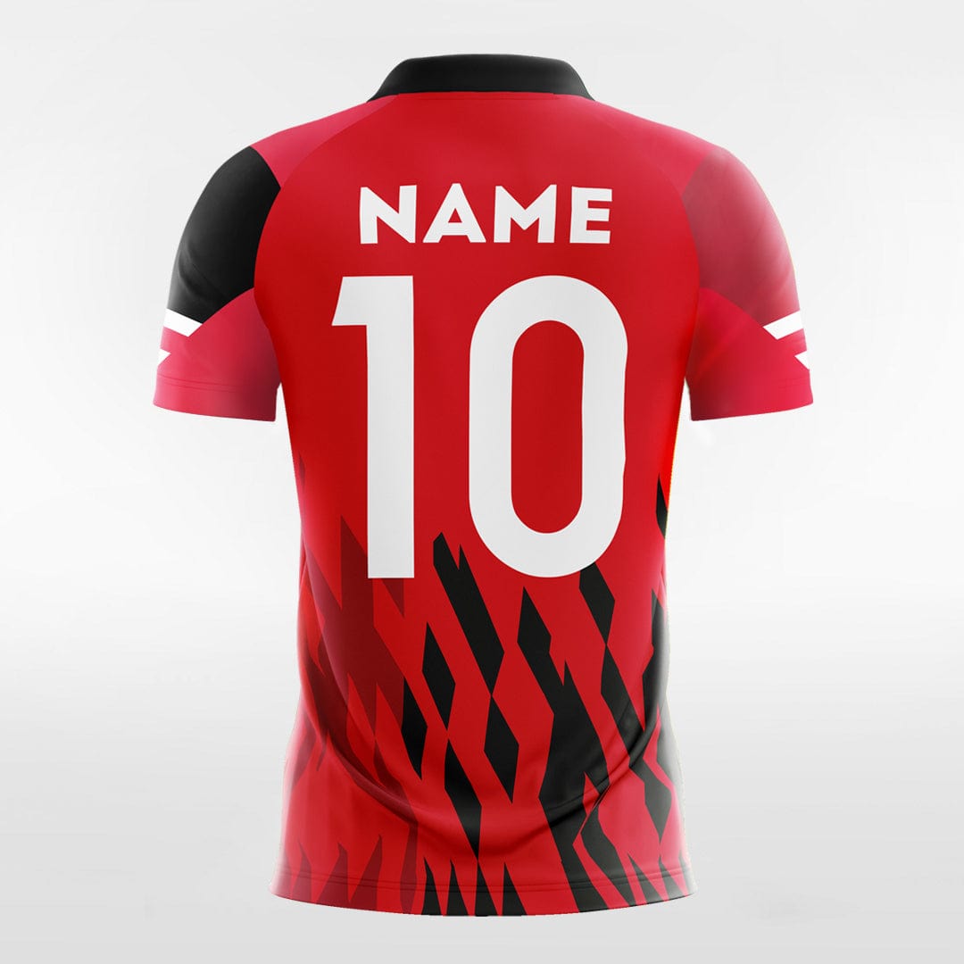 Cikers Sports Pixel Fire - Customized Men's Sublimated Soccer Jersey