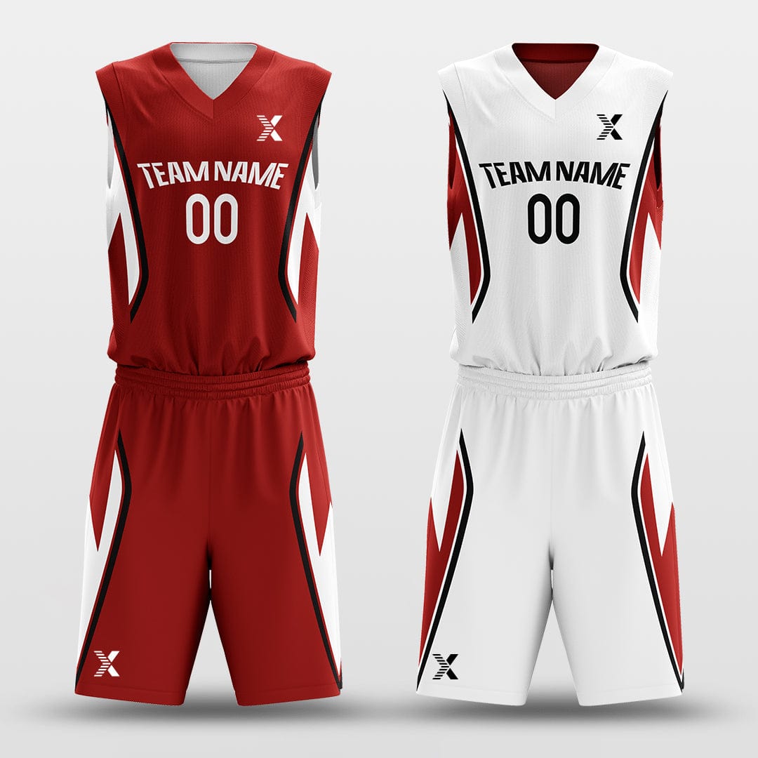 Cikers Sports Plume - Customized Reversible Sublimated Basketball Set