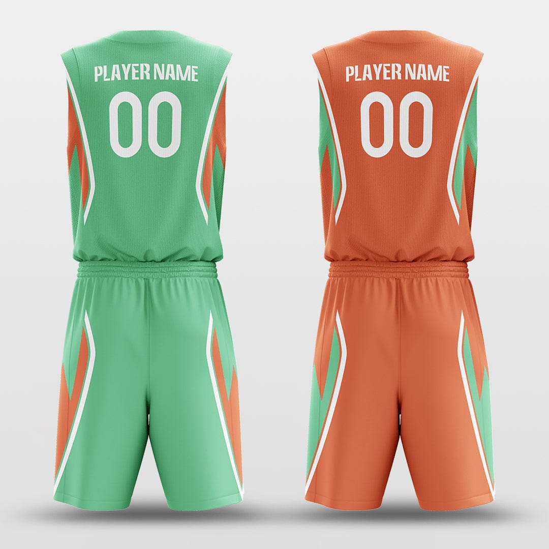 Cikers Sports Plume - Customized Reversible Sublimated Basketball Set