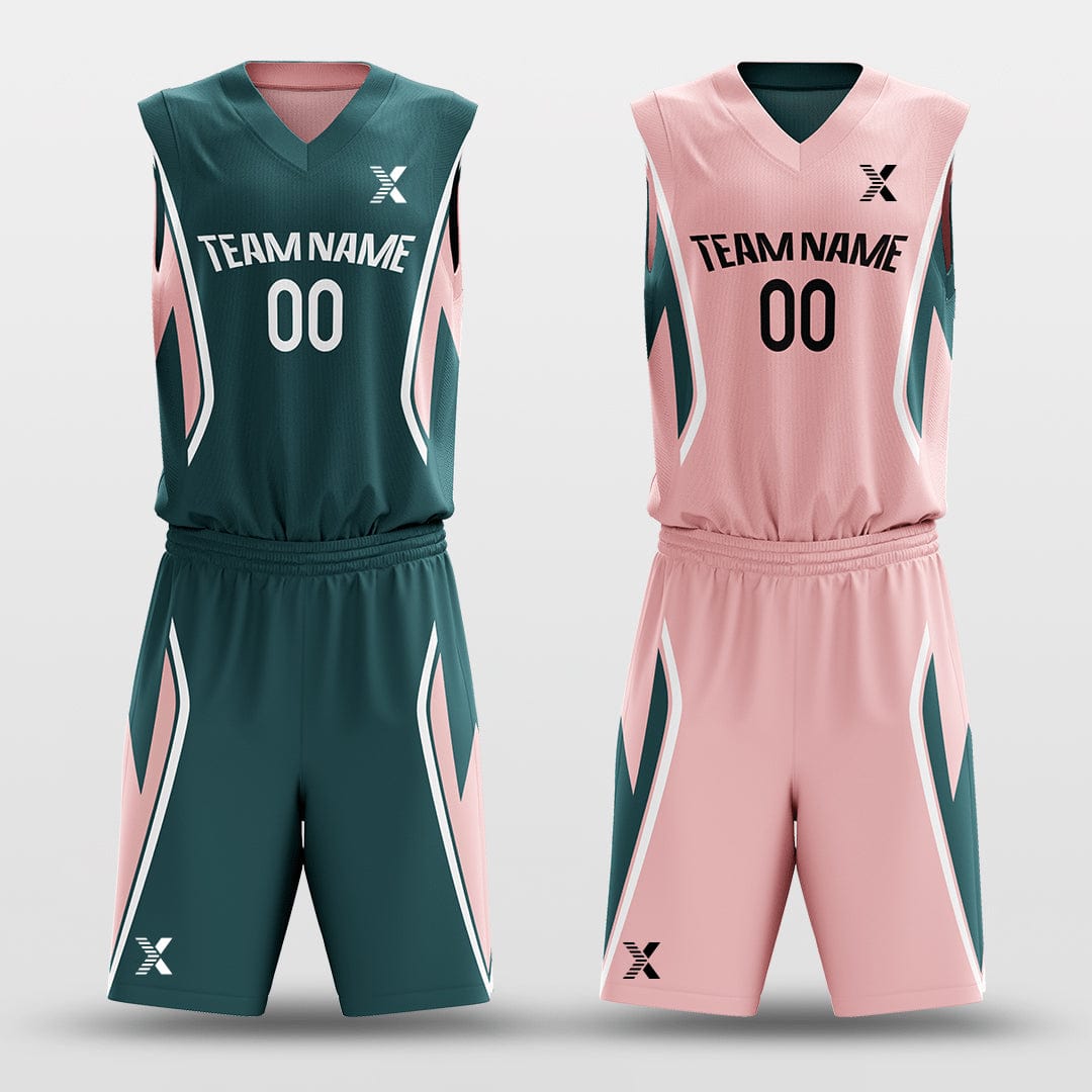 Cikers Sports Plume - Customized Reversible Sublimated Basketball Set