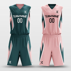 Cikers Sports Plume - Customized Reversible Sublimated Basketball Set