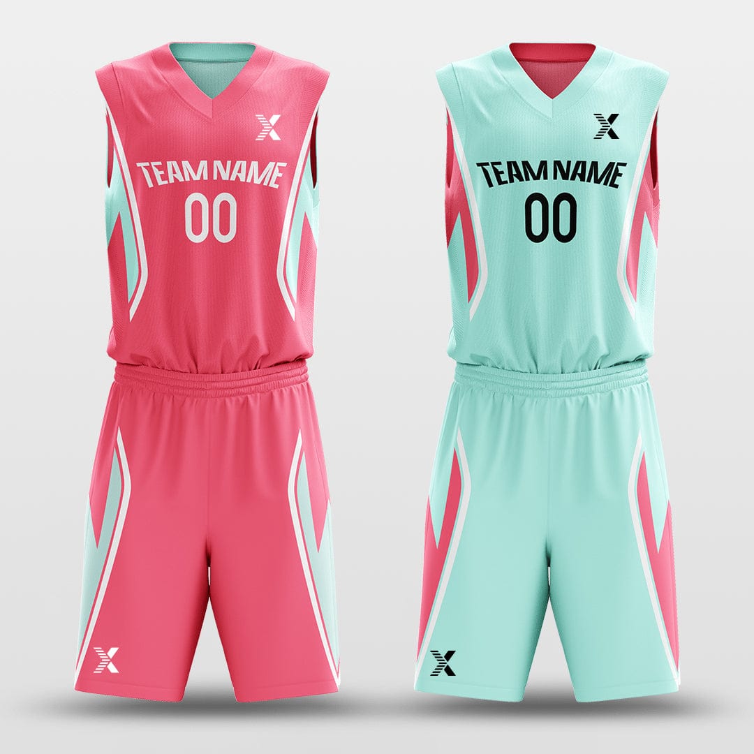 Cikers Sports Plume - Customized Reversible Sublimated Basketball Set