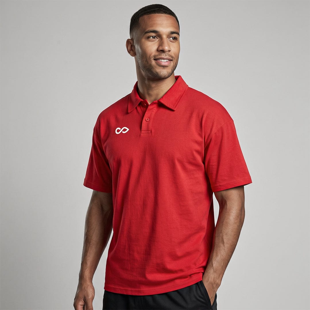 Cikers Sports polo Bright Red / S Zephyr  100% Cotton POLO Shirt - AL708ZFCM3