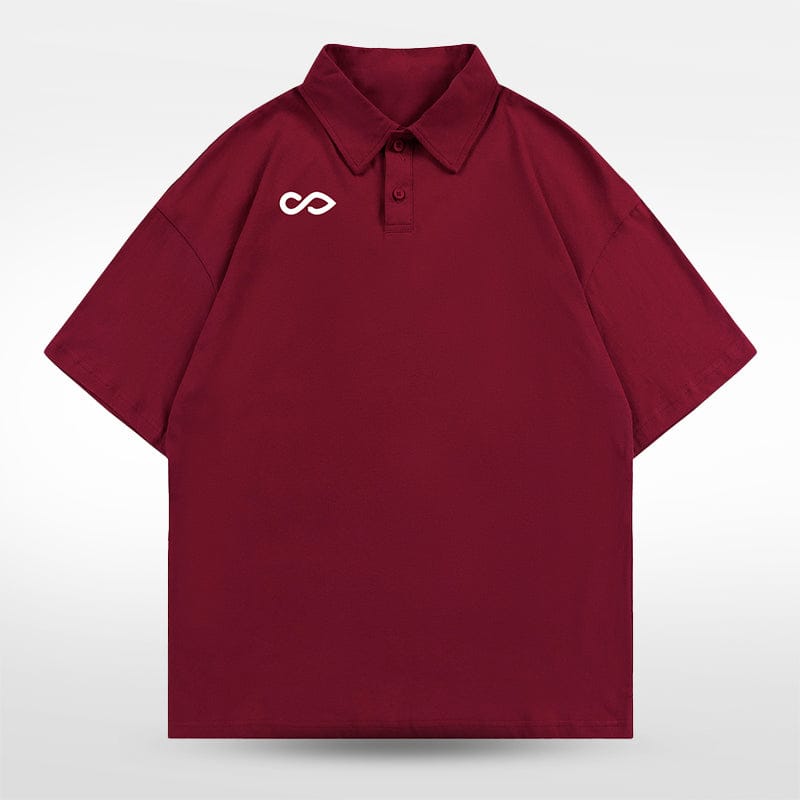 Cikers Sports polo Burgundy / S Zephyr  100% Cotton POLO Shirt - AL708ZFCM3