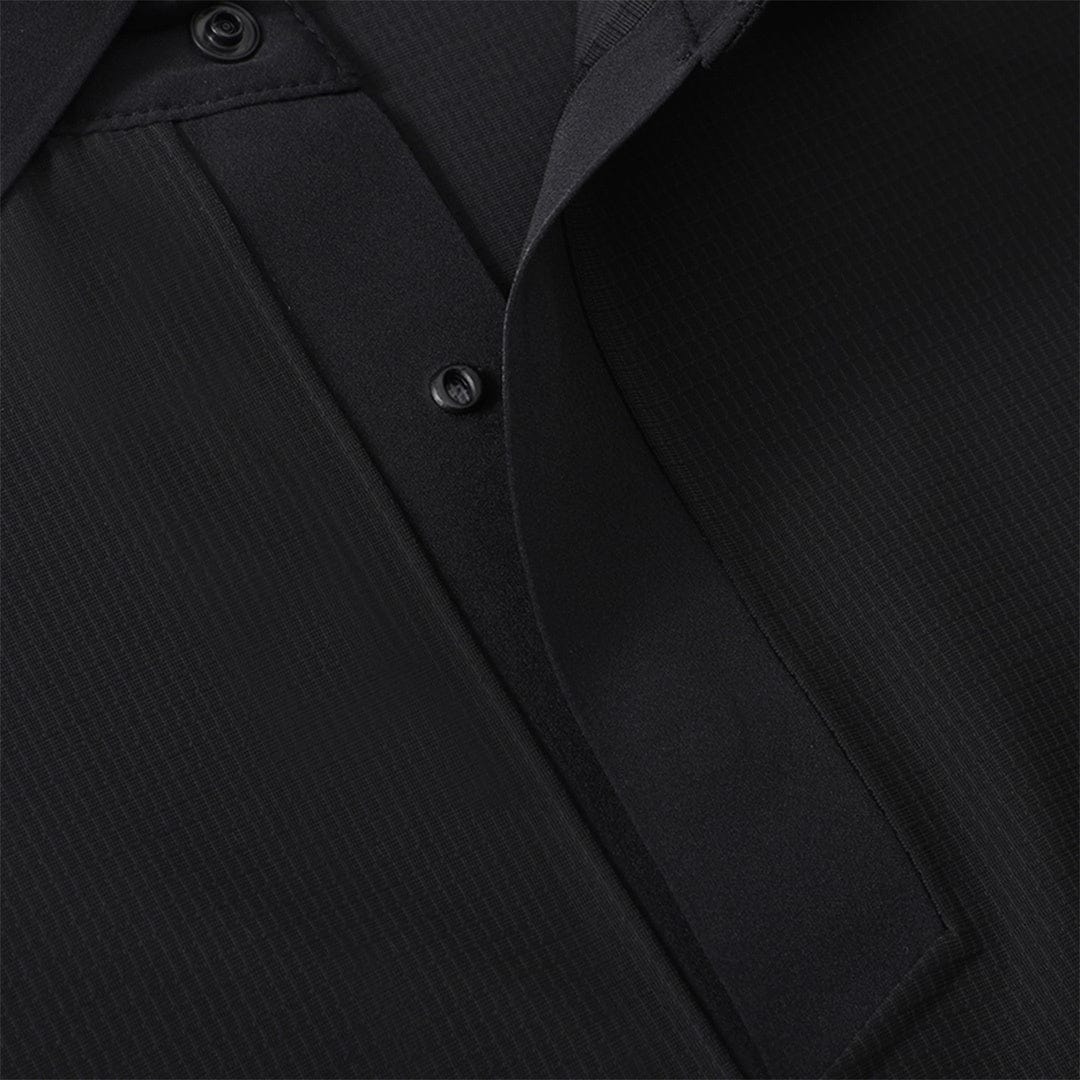 Cikers Sports polo Exquisite plaid polo shirt | Seamless heat bonding