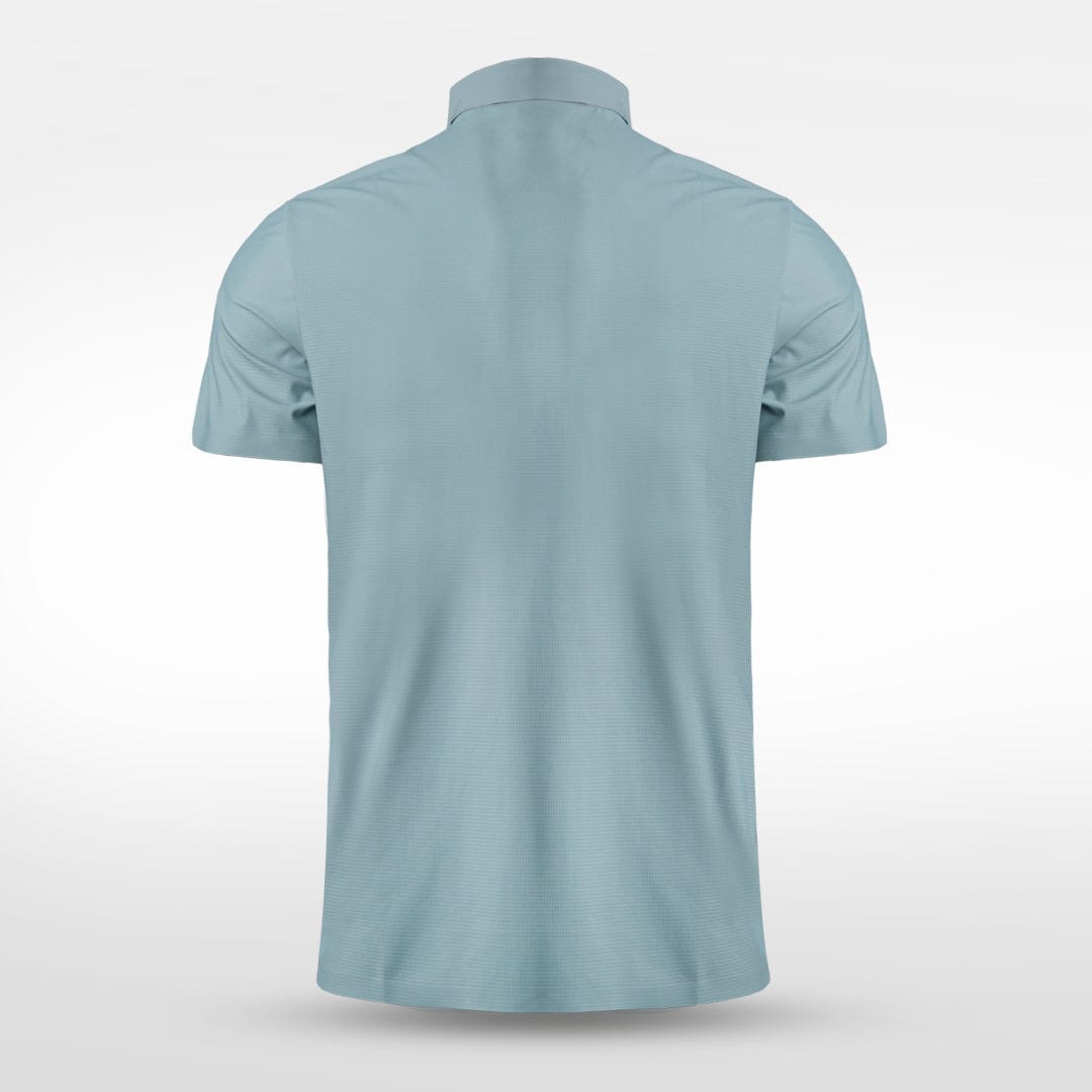 Cikers Sports polo Exquisite plaid polo shirt | Seamless heat bonding