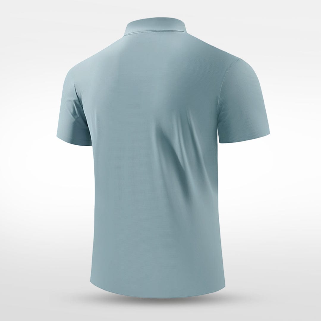 Cikers Sports polo Exquisite plaid polo shirt | Seamless heat bonding