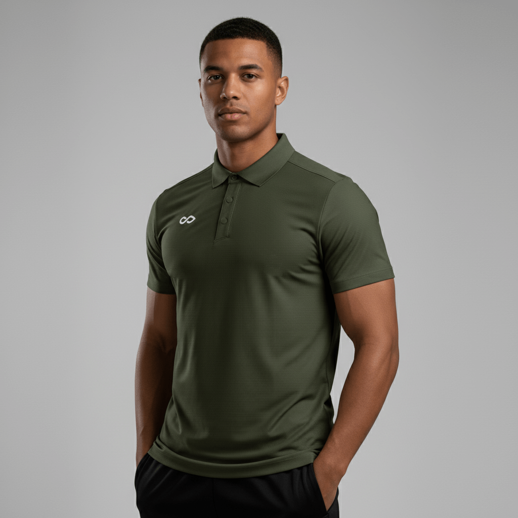 Cikers Sports polo Exquisite plaid polo shirt | Seamless heat bonding