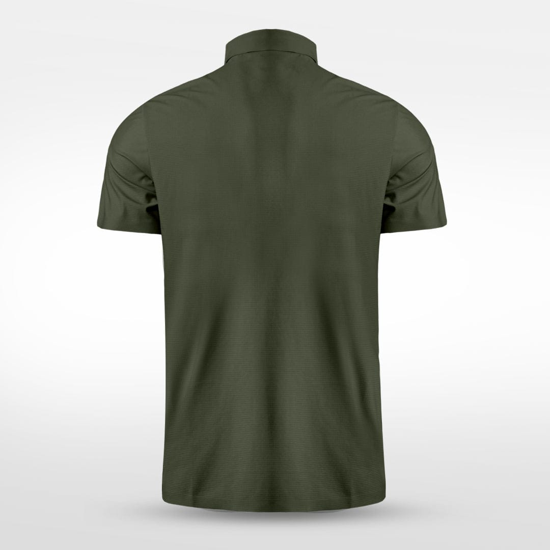 Cikers Sports polo Exquisite plaid polo shirt | Seamless heat bonding