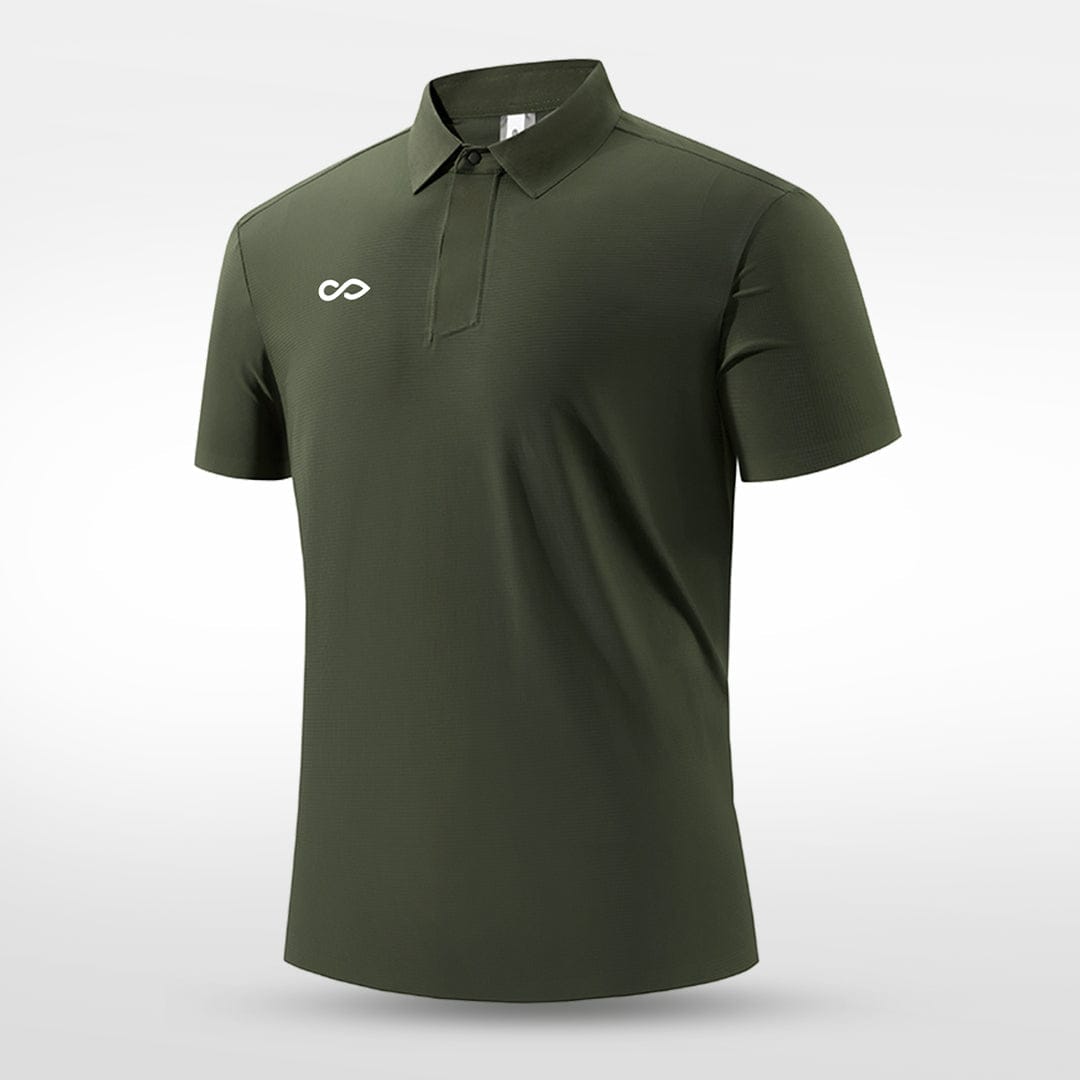 Cikers Sports polo Exquisite plaid polo shirt | Seamless heat bonding