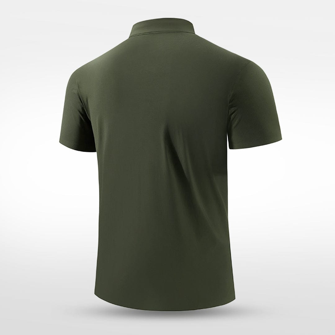 Cikers Sports polo Exquisite plaid polo shirt | Seamless heat bonding