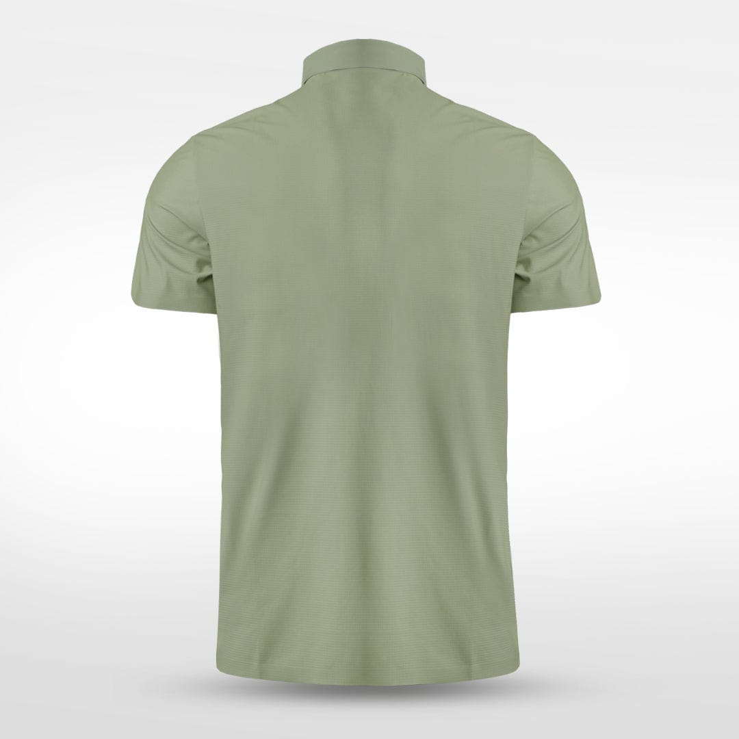 Cikers Sports polo Exquisite plaid polo shirt | Seamless heat bonding