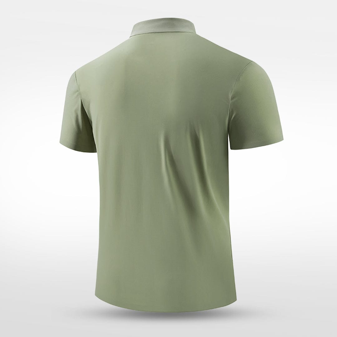 Cikers Sports polo Exquisite plaid polo shirt | Seamless heat bonding