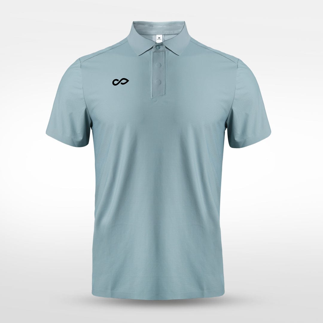 Cikers Sports polo light blue / S Exquisite plaid polo shirt | Seamless heat bonding