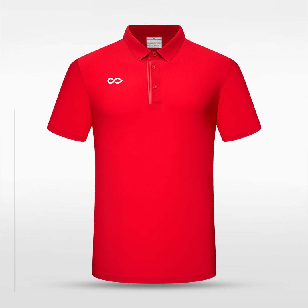 Cikers Sports polo red / S Lapel POLO | Dreamer Heat Bonding