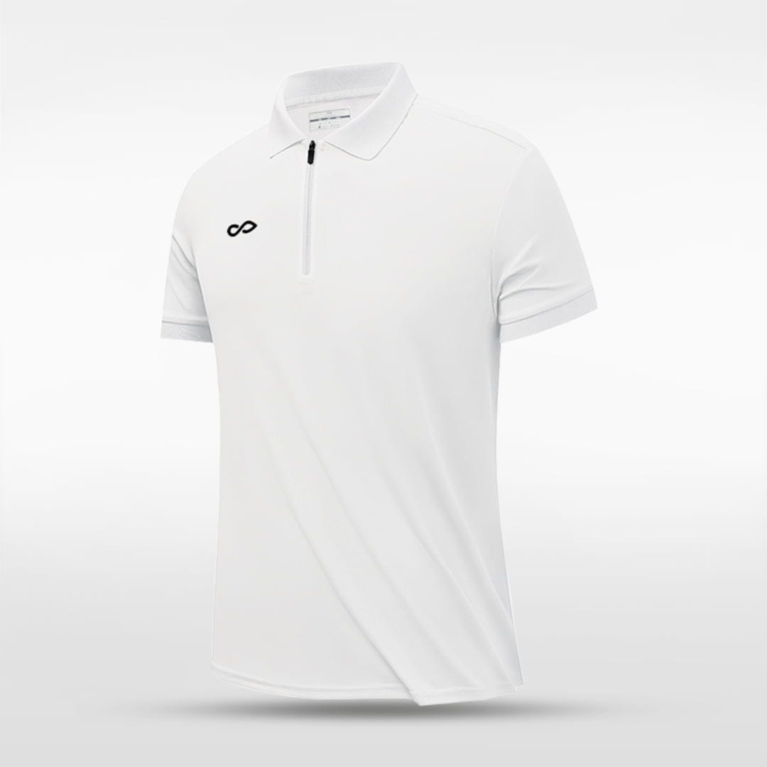 Cikers Sports polo White / S Starlink - Adult Zipped Polo Shirt