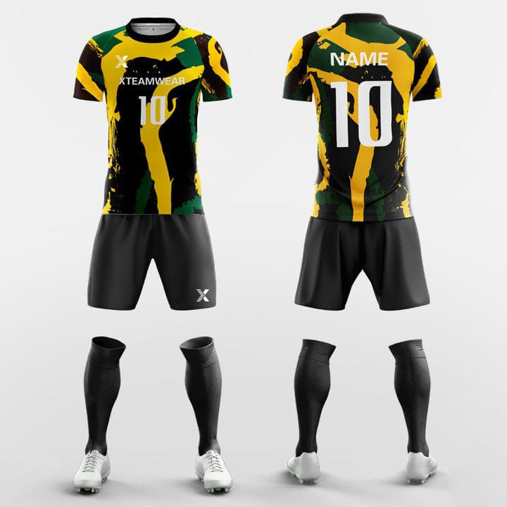 Cikers Sports Pop Painting - All Over Sublimation Print Soccer Kits Short Sleeve