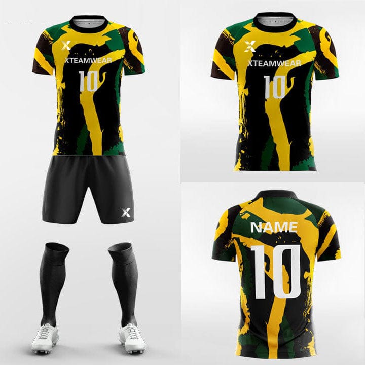 Cikers Sports Pop Painting - All Over Sublimation Print Soccer Kits Short Sleeve