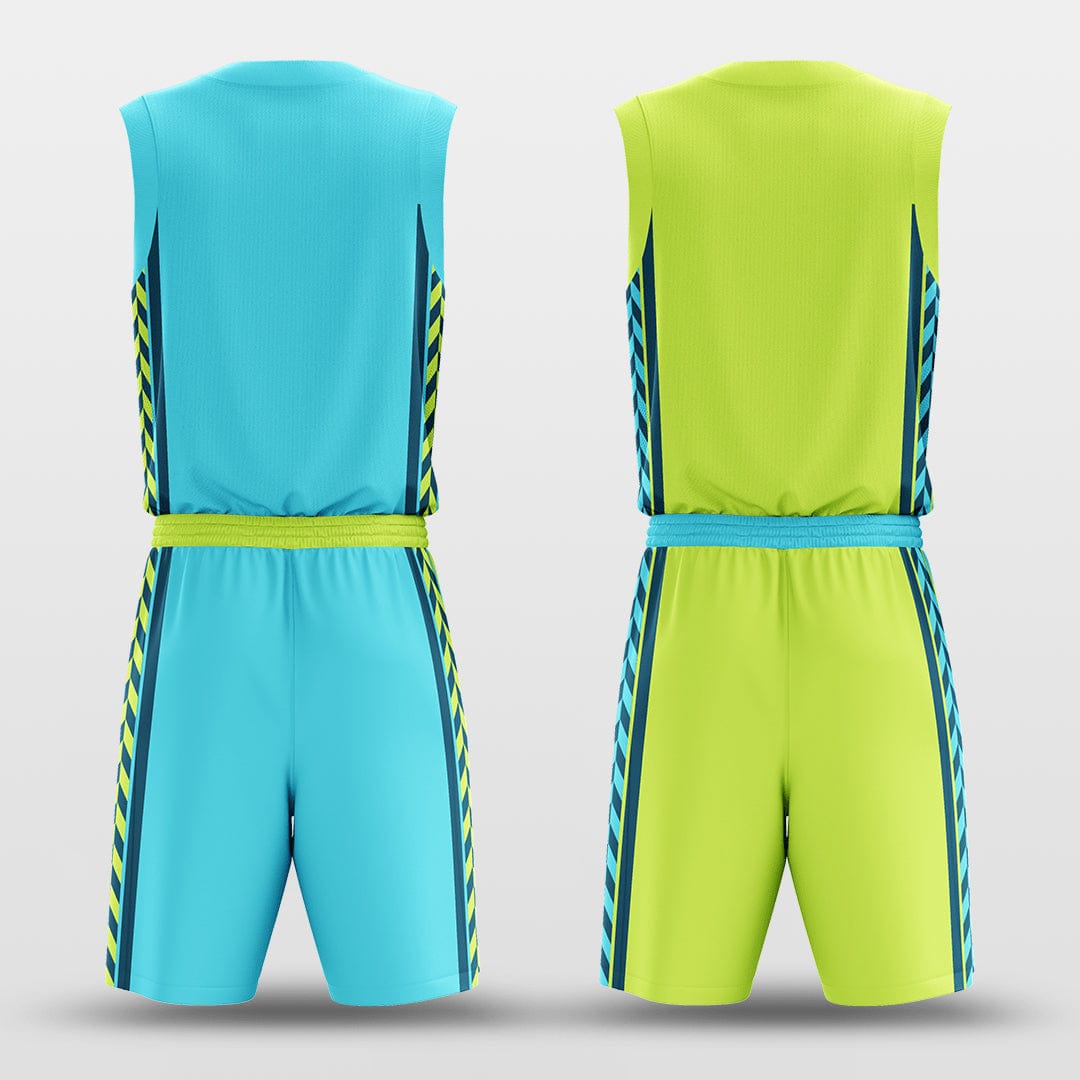 Cikers Sports Protection - Customized Reversible Sublimated Basketball Set