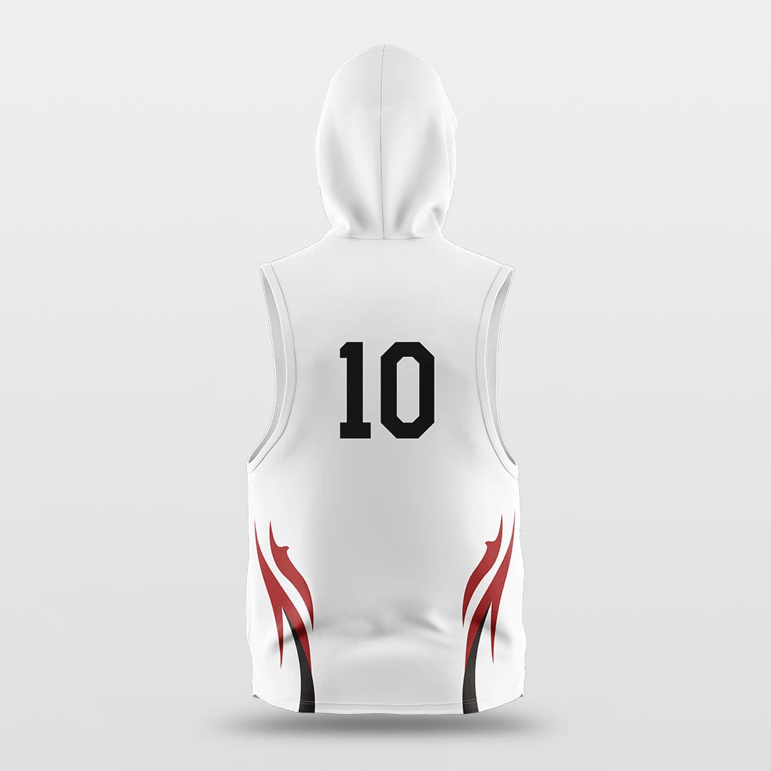 Cikers Sports Pure Fire - Customized Basketball Sleeveless Hoodies