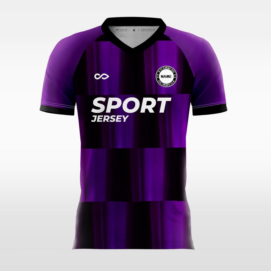 Cikers Sports Purple / S Black Hole - Custom Soccer Jersey for Men Sublimation FT060302S