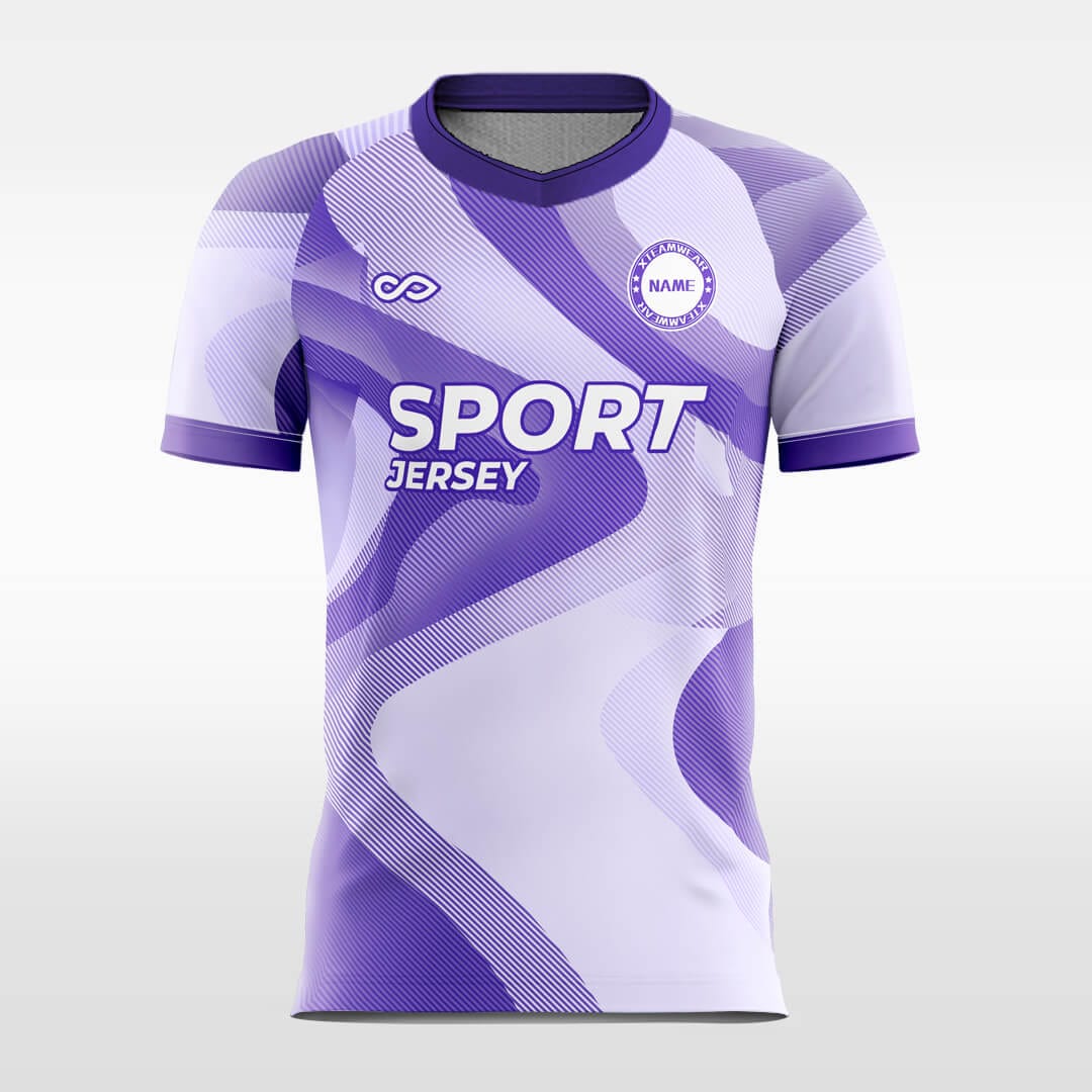 Cikers Sports Purple / S Country Lane - Custom Soccer Jersey for Men Sublimation FT060222S