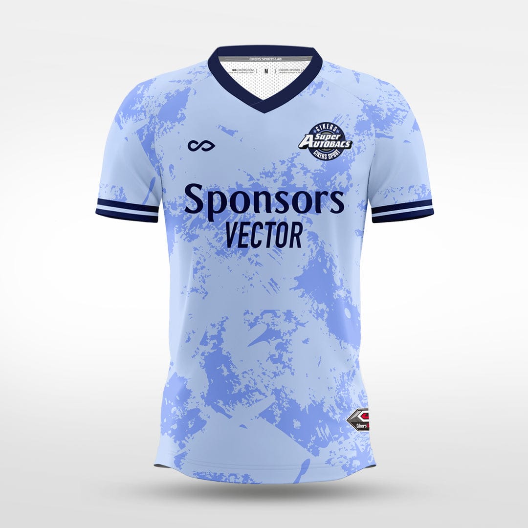 Cikers Sports purple / S The Rhythm of the Sea - Custom Soccer Jersey for Men Sublimation - WS201GYWA3