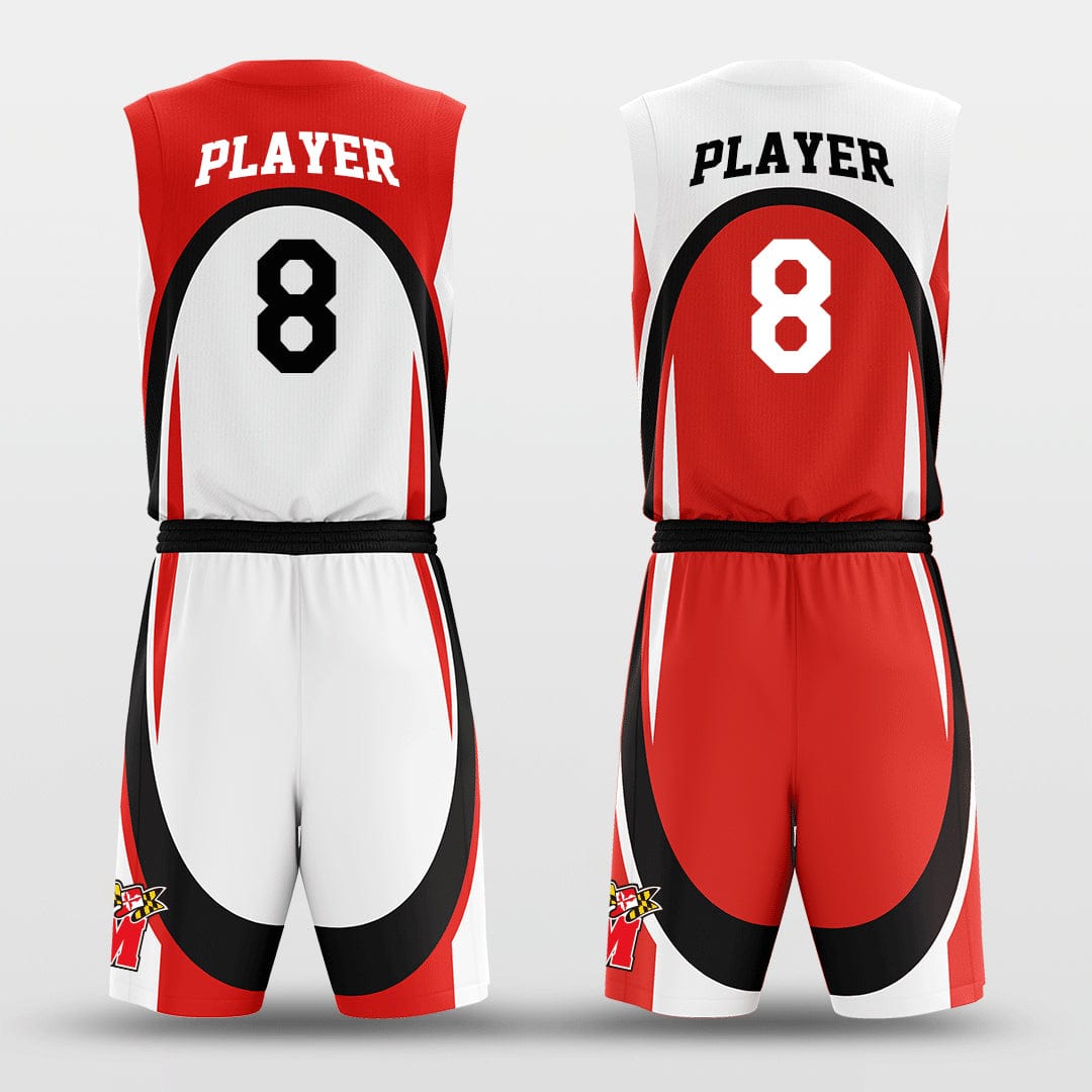 Cikers Sports Racing Games - Customized Reversible Sublimated Basketball Set
