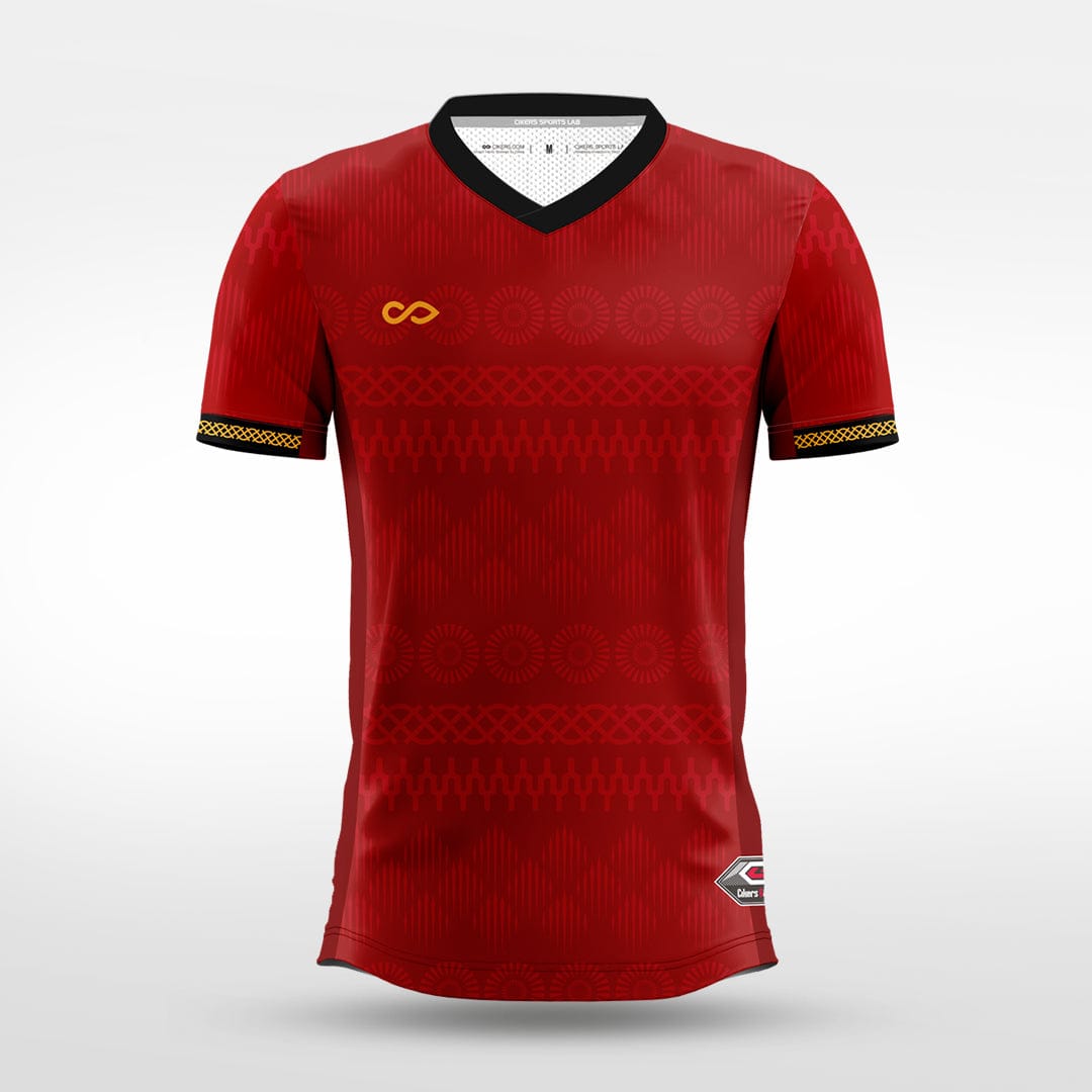 Cikers Sports Red Halberd- Custom Soccer Jersey for Men Sublimation - WS201GYVS3
