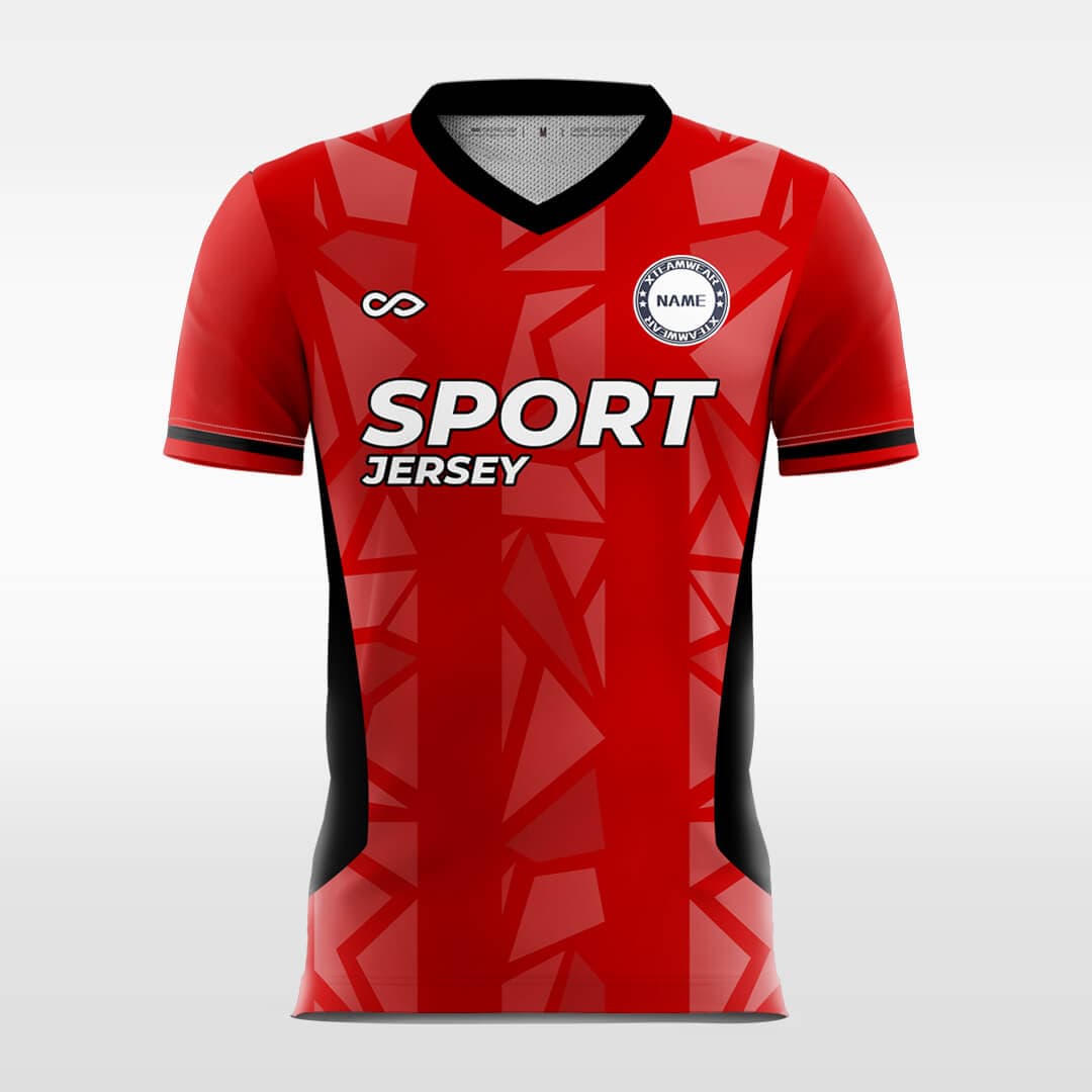 Cikers Sports Red / S Debris - Custom Soccer Jersey for Men Sublimation FT060321S