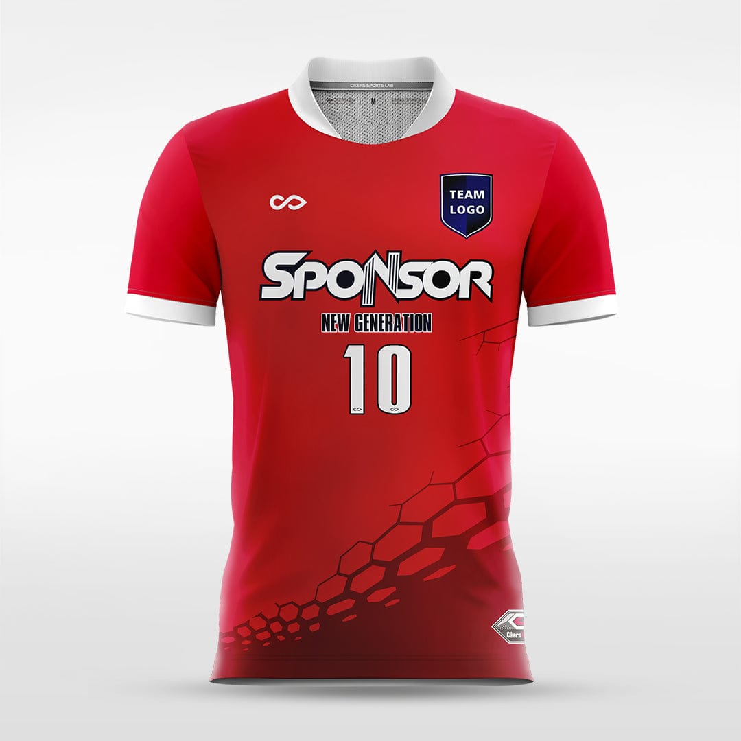 Cikers Sports Red / S Deer Hunter - Sublimated Performance Soccer Jersey - W18S201AAZ1