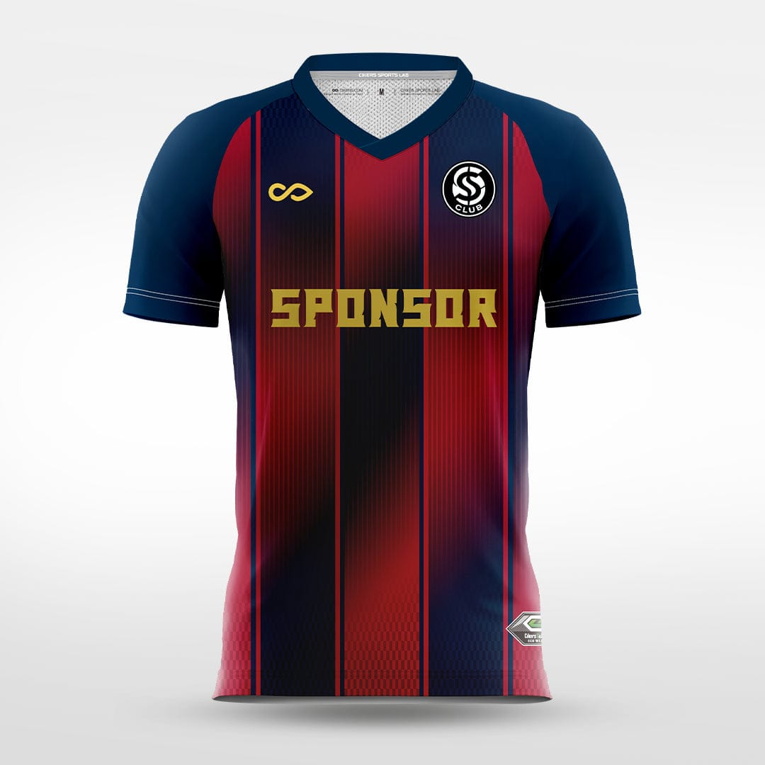 Cikers Sports red / S Emblem - Custom Soccer Jersey for Men Sublimation - WS201GCWY3