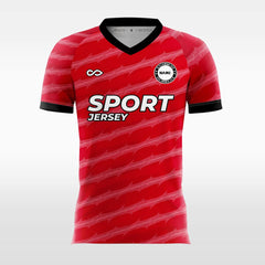 Cikers Sports Red / S Lucky - Custom Soccer Jersey for Men Sublimation FT060104S