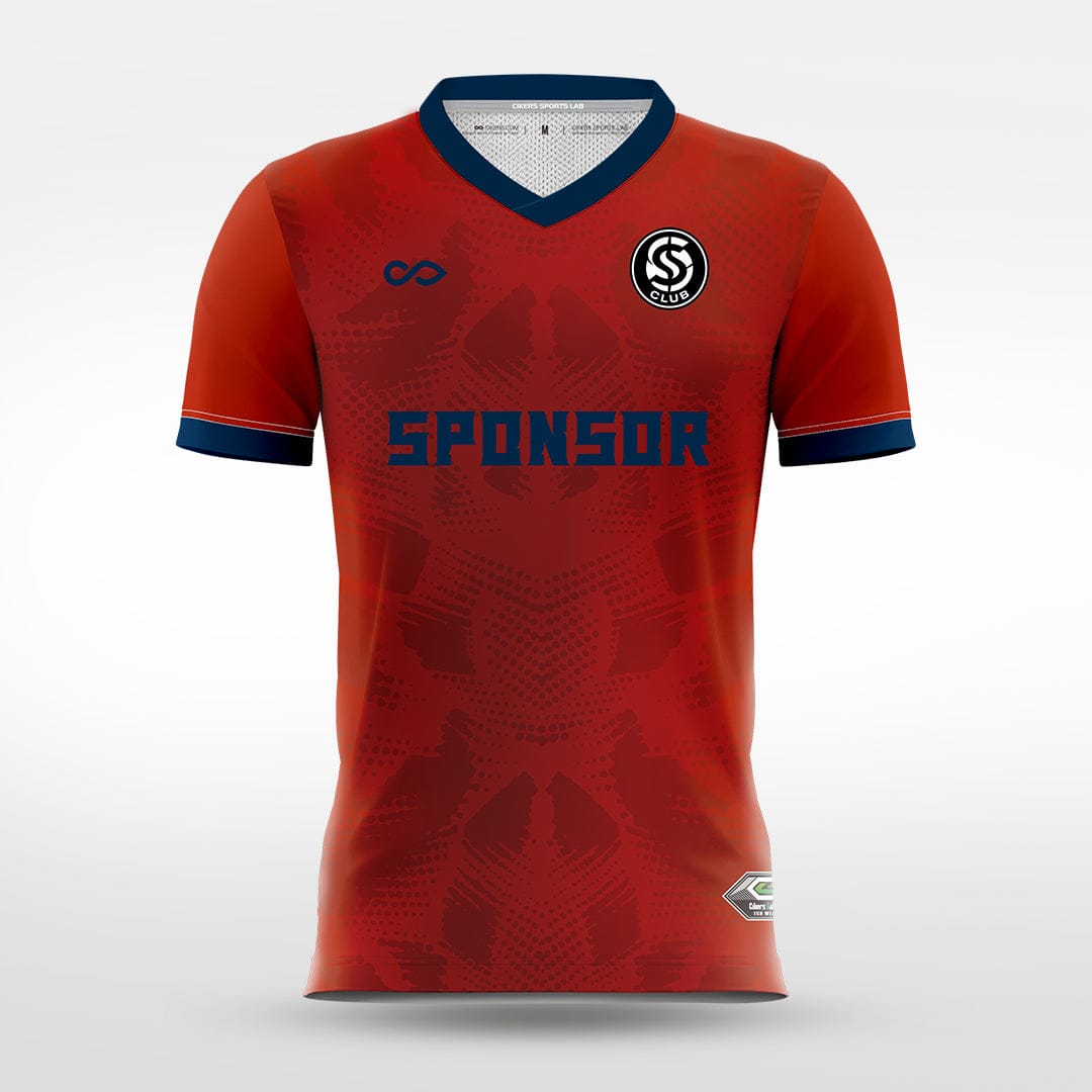Cikers Sports red / S Scale Pulse - Custom Soccer Jersey for Men Sublimation - WS201GCLCMC3