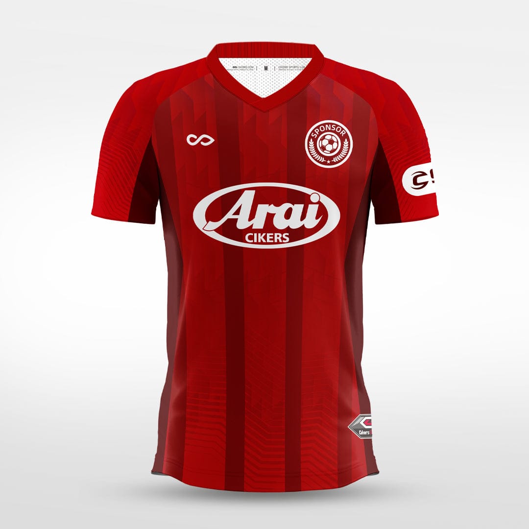 Cikers Sports red / S Split Jade - Custom Soccer Jersey for Men Sublimation - WS201GYVF3