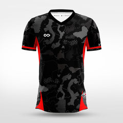 Cikers Sports Red world - Custom Soccer Jersey for Men Sublimation - WS201GYVM3