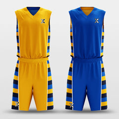 Cikers Sports Riddle - Customized Reversible Sublimated Basketball Set