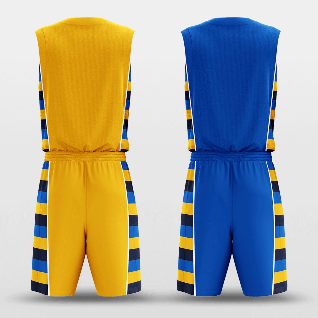 Cikers Sports Riddle - Customized Reversible Sublimated Basketball Set