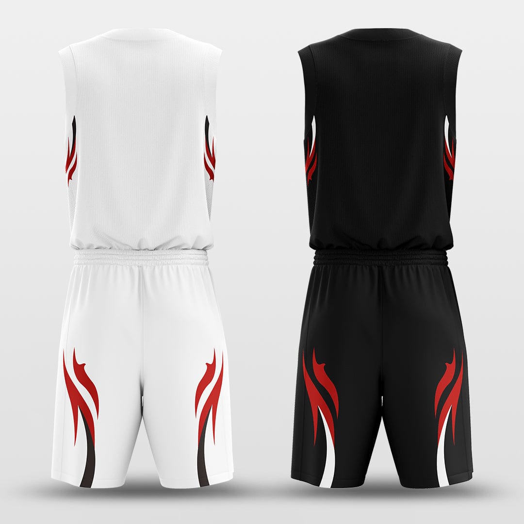 Cikers Sports Shadowflame - Customized Reversible Sublimated Basketball Set