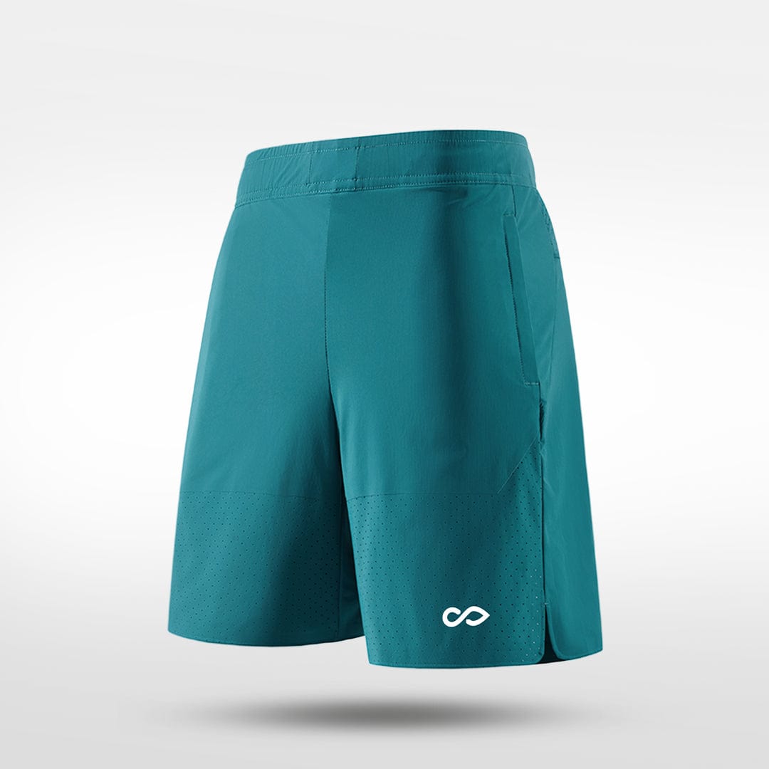 Cikers Sports Shorts & Pants green / S Xteamwear Boundless Quick-Dry Five-point Sublimated Shorts - Breathable, Sweat-Wicking, Split-Hem Design