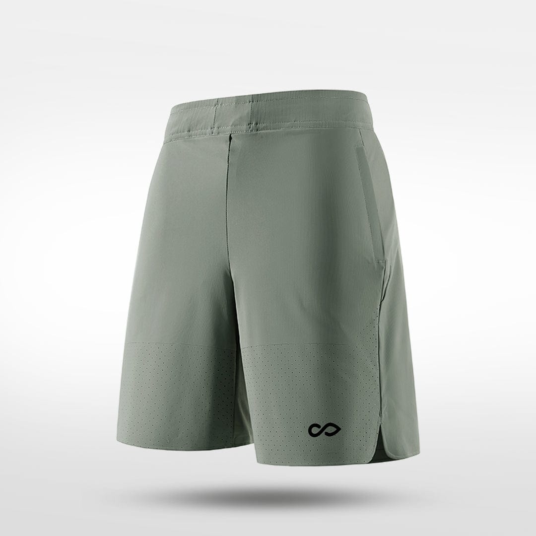 Cikers Sports Shorts & Pants grey / S Xteamwear Boundless Quick-Dry Five-point Sublimated Shorts - Breathable, Sweat-Wicking, Split-Hem Design