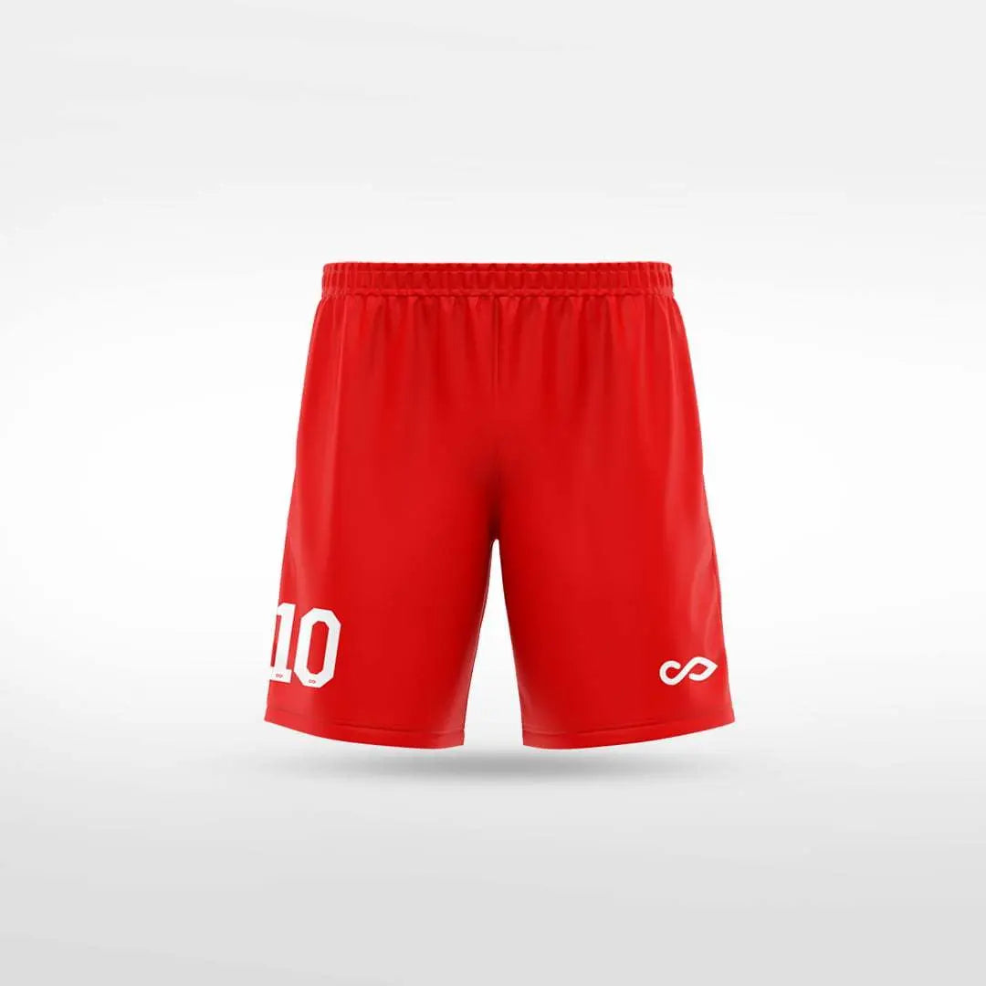 Cikers Sports Shorts & Pants Red / 100 Kids Sublimated Football Shorts