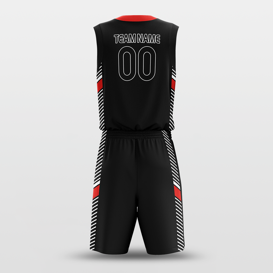 Cikers Sports Silhouette - Customized Kid's Sublimated Basketball Set