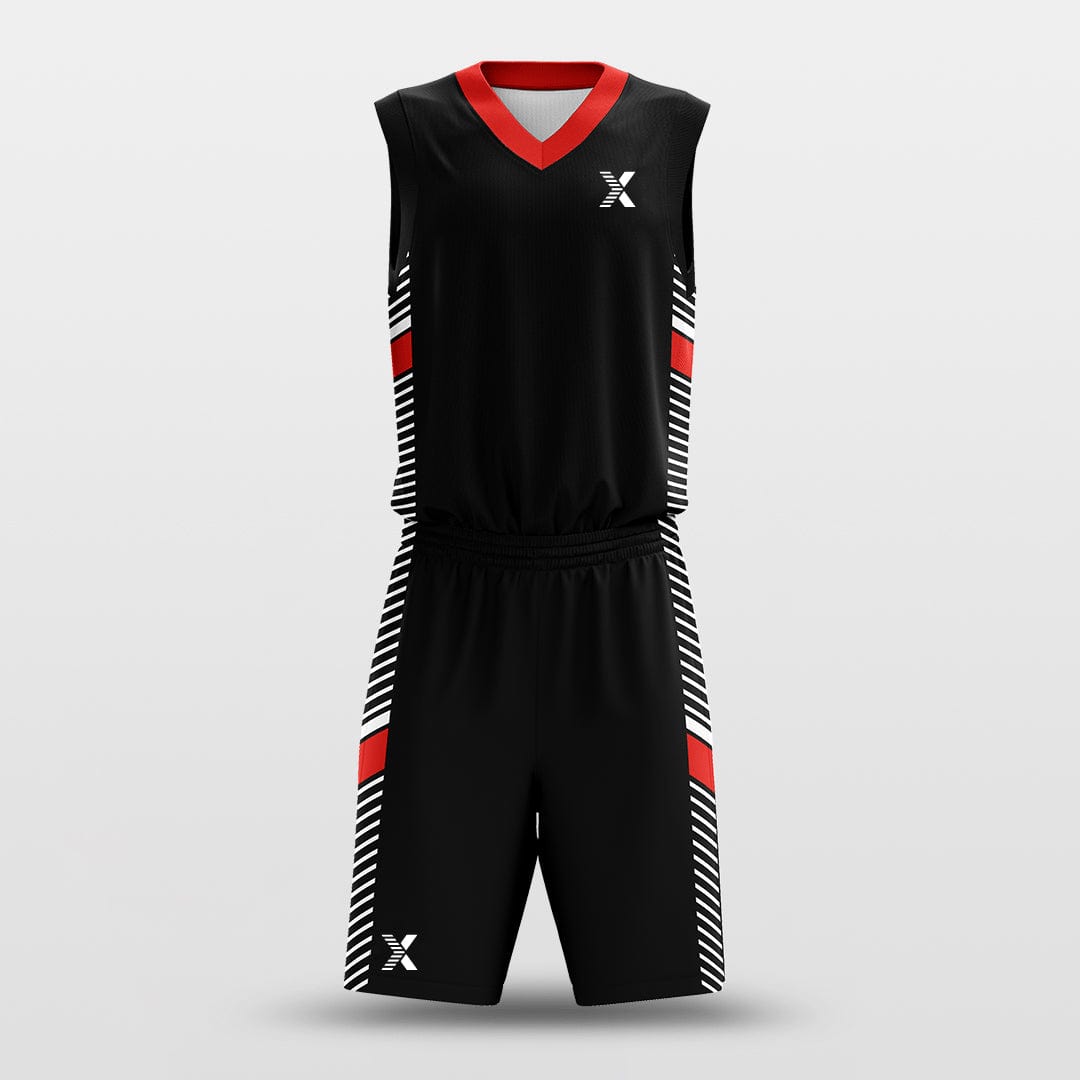 Cikers Sports Silhouette - Customized Kid's Sublimated Basketball Set
